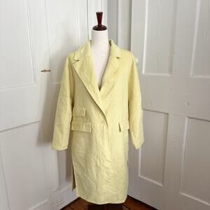 NWT Yellow Zara Wool Coat